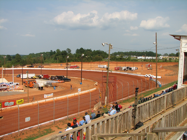 Pit Area at South End of Track